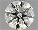 Natural Diamond 0.78 Carats, Round with Excellent Cut, L Color, SI2 Clarity and Certified by GIA