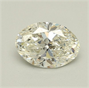 Natural Diamond 1.01 Carats, Oval with  Cut, H Color, IF Clarity and Certified by IGI