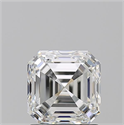 Natural Diamond 1.51 Carats, Asscher with  Cut, H Color, VS1 Clarity and Certified by GIA
