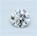 Natural Diamond 0.90 Carats, Round with Very Good Cut, I Color, VS2 Clarity and Certified by GIA