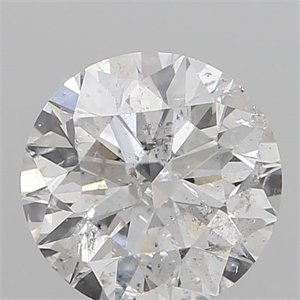Picture of Natural Diamond 0.91 Carats, Round with Excellent Cut, E Color, I1 Clarity and Certified by IGI
