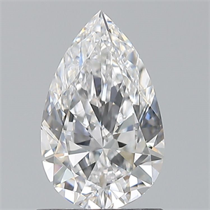 Picture of Natural Diamond 0.80 Carats, Pear with  Cut, D Color, VVS1 Clarity and Certified by GIA