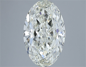 Foto Diamante Natural 3.71 quilates, Ovalado , Color J, claridad SI1 y certificado IGI de