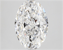 Natural Diamond 1.71 Carats, Oval with  Cut, D Color, VS1 Clarity and Certified by GIA