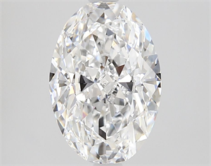 Picture of Natural Diamond 1.71 Carats, Oval with  Cut, D Color, VS1 Clarity and Certified by GIA