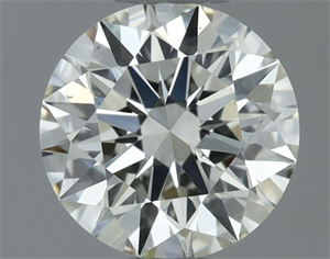 Picture of Natural Diamond 0.50 Carats, Round with Excellent Cut, K Color, VS2 Clarity and Certified by IGI