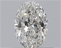 Natural Diamond 0.46 Carats, Oval with  Cut, G Color, VS2 Clarity and Certified by GIA