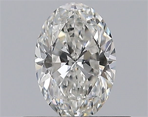 Picture of Natural Diamond 0.46 Carats, Oval with  Cut, G Color, VS2 Clarity and Certified by GIA