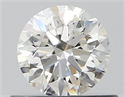 Diamante Natural 0.51 quilates, Redondo , Color H, claridad VVS1 y certificado GIA