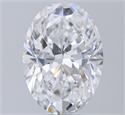 Natural Diamond 4.80 Carats, Oval with  Cut, D Color, VS2 Clarity and Certified by GIA
