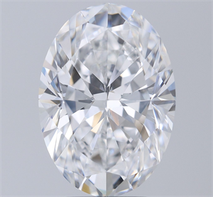 Picture of Natural Diamond 4.80 Carats, Oval with  Cut, D Color, VS2 Clarity and Certified by GIA
