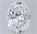 Natural Diamond 4.80 Carats, Oval with  Cut, D Color, VS2 Clarity and Certified by GIA