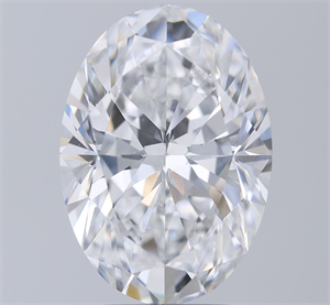 Picture of Natural Diamond 4.80 Carats, Oval with  Cut, D Color, VS2 Clarity and Certified by GIA