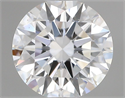 Del inventario de diamantes de laboratorio, 0.74 quilates, Redondo , Color D, claridad VVS2 y certificado IGI