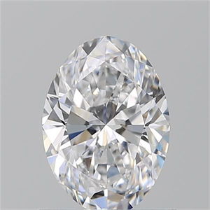 Picture of Natural Diamond 0.90 Carats, Oval with  Cut, D Color, VS2 Clarity and Certified by GIA