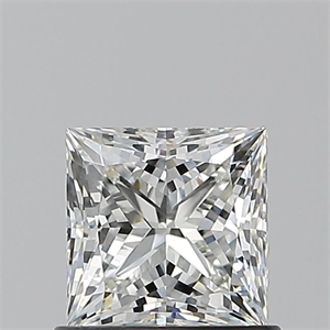 Picture of Natural Diamond 0.90 Carats, Princess with  Cut, I Color, VVS2 Clarity and Certified by GIA