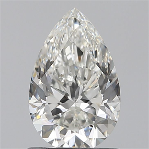 Foto Diamante Natural 0.90 quilates, De pera , Color H, claridad VS1 y certificado GIA de