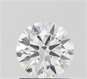 Lab Grown Diamond 1.05 Carats, Round with Ideal Cut, D Color, VVS1 Clarity and Certified by IGI