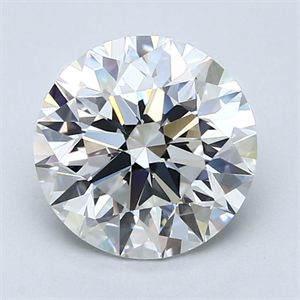 Picture of Natural Diamond 3.01 Carats, Round with Excellent Cut, H Color, SI1 Clarity and Certified by GIA