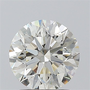 Foto Diamante Natural 1.50 quilates, Redondo , Color L, claridad SI1 y certificado GIA de