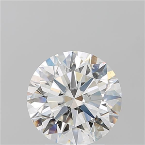 Picture of Natural Diamond 3.01 Carats, Round with Excellent Cut, I Color, SI2 Clarity and Certified by GIA