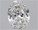 Natural Diamond 0.51 Carats, Oval with  Cut, E Color, SI1 Clarity and Certified by GIA