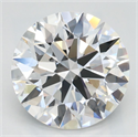 Lab Grown Diamond 3.16 Carats, Round with Ideal Cut, D Color, VVS1 Clarity and Certified by IGI