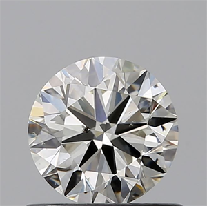 Picture of Natural Diamond 0.70 Carats, Round with Very Good Cut, K Color, SI2 Clarity and Certified by GIA