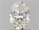 Natural Diamond 1.01 Carats, Oval with  Cut, I Color, SI1 Clarity and Certified by GIA