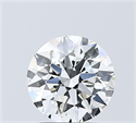 Lab Grown Diamond 1.55 Carats, Round with Ideal Cut, E Color, VVS2 Clarity and Certified by IGI
