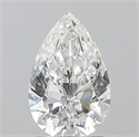 Diamante Natural 1.30 quilates, De pera , Color E, claridad SI1 y certificado GIA
