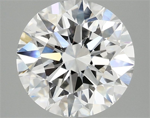 Picture of Lab Grown Diamond 3.07 Carats, Round with Excellent Cut, F Color, VVS2 Clarity and Certified by IGI