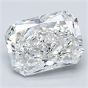Natural Diamond 5.01 Carats, Radiant with  Cut, G Color, VS2 Clarity and Certified by GIA