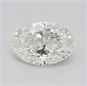 Natural Diamond 0.80 Carats, Oval with  Cut, J Color, VS1 Clarity and Certified by GIA