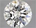 Diamante Natural 1.02 quilates, Redondo , Color K, claridad VVS1 y certificado GIA