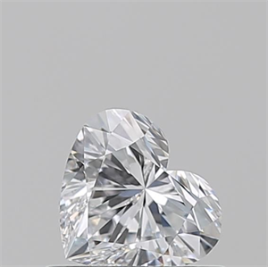 Picture of Natural Diamond 0.53 Carats, Heart with  Cut, D Color, SI1 Clarity and Certified by GIA