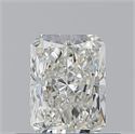 Natural Diamond 0.52 Carats, Radiant with  Cut, I Color, VVS1 Clarity and Certified by GIA
