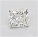 Natural Diamond 0.81 Carats, Princess with  Cut, H Color, I1 Clarity and Certified by GIA