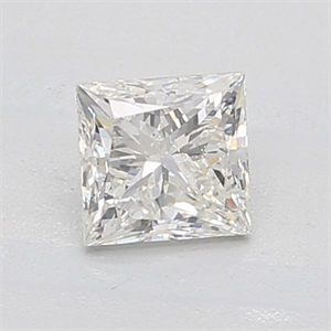 Picture of Natural Diamond 0.81 Carats, Princess with  Cut, H Color, I1 Clarity and Certified by GIA