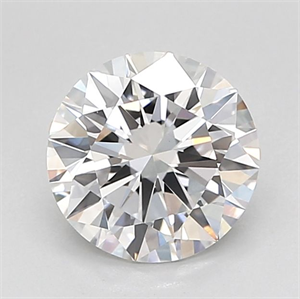 Picture of Lab Grown Diamond 1.52 Carats, Round with Excellent Cut, E Color, VVS2 Clarity and Certified by IGI
