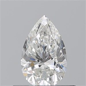 Picture of Natural Diamond 0.50 Carats, Pear with  Cut, G Color, SI1 Clarity and Certified by GIA