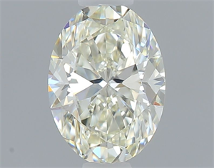 Foto Diamante Natural 0.40 quilates, Ovalado , Color K, claridad VS1 y certificado GIA de