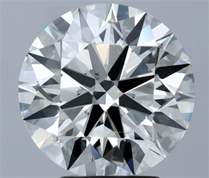 Picture of Natural Diamond 3.51 Carats, Round with Excellent Cut, I Color, VS1 Clarity and Certified by IGI