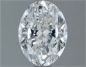 Natural Diamond 1.20 Carats, Oval with  Cut, F Color, SI1 Clarity and Certified by GIA