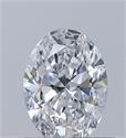 Natural Diamond 0.44 Carats, Oval with  Cut, D Color, VS1 Clarity and Certified by GIA