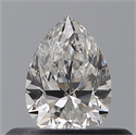 Diamante Natural 0.33 quilates, De pera , Color F, claridad VVS1 y certificado GIA