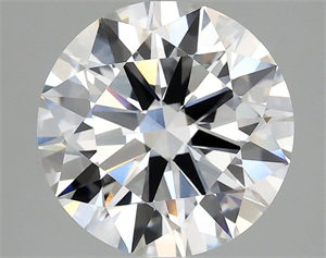 Picture of Lab Grown Diamond 3.04 Carats, Round with Ideal Cut, E Color, VVS2 Clarity and Certified by IGI