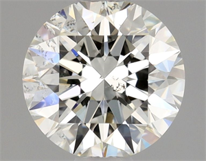 Picture of Natural Diamond 0.80 Carats, Round with Excellent Cut, J Color, SI2 Clarity and Certified by GIA