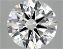 Del inventario de diamantes de laboratorio, 2.82 quilates, Redondo , Color F, claridad VS2 y certificado IGI
