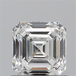 Picture of Natural Diamond 0.91 Carats, Asscher with  Cut, G Color, VS1 Clarity and Certified by GIA